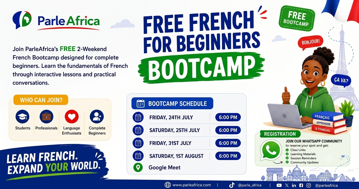 Free French Bootcamp β Cohort 1